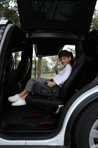 Jovikids ISOFIX Car Booster Seat, i-Size R129, 125-150cm, Black