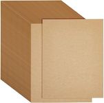 Best Paper Greetings 48-Pack Kraft Paper Sheets for Wedding, Brown Cardstock for Party Invitations, Announcements, Drawing, DIY Projects, Arts and Crafts, Letter Size, 120gsm (8.5 x 11 Inches)