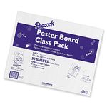 Pacon 0076347 Poster Board, Colors may vary