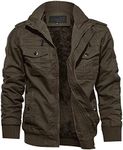 KEFITEVD Men Winter Fleece Work Jac