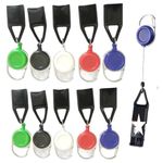 Retractable Lighter with Keychain, Single Clip Leash Lighter for Convenience, Assorted Colors (A10pcs)