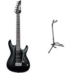 Ibanez GSA SA Series GSA60-BKN - Electric Guitar - Black Night + Amazon Basics Guitar Stand