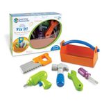Learning Resources New Sprouts Fix It! My Very Own Tool Set - 6 Pieces, Ages 2+ Develops Fine Motor Skills, Toddler Tool Set, First Tool Box, Kids Tool Set
