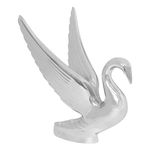 Grand General 48010 Deluxe Chrome Swan Hood Ornament