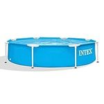 Intex 28205EH 8' X 20" Rust Resistant Durable Steel Metal Frame Swimming Pool