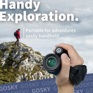 Gosky Piper 12x55 HD Monocular Telescope – BAK4 Prism, FMC Lens, Blue