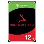 Seagate IronWolf Pro 12TB Enterprise NAS Internal HDD Hard Drive – CMR 3.5 Inch SATA 6Gb/s 7200 RPM 256MB Cache for RAID Network Attached Storage, Rescue Services - FFP (ST12000NTZ01)