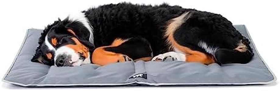 Ferplast Panier pour Chien Chat - Lit Chien Très Grand Lavable - Matelas Chien - Coussin Chien Chat - Imperméable & Anti-Rayures - Tapis Chien pour Voitures, Niches - Jolly, 108 x 79 CM, Gris