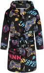 SWMSTUPF Kids Robe Boys Hooded Flee