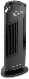 Ionic Pro Compact Air Purifier Tower, Never Replace Filters, Quiet Negative Ion Technology, Captures Pollutants, Pet Dander, Dust, Odor, Smoke, and More, CA200, Cleans Rooms Up to 300 sq. ft