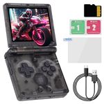 RG35XXSP Handheld Game Console - 3.5 Inch IPS Screen 3300mAh Portable Video Consoles with 64G TF Card Built in 5500+ Games, Support HDMI and TV Output WiFi (Black)