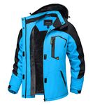 TACVASEN Warm Winter Jacket for Women Ski Snow Jacket Waterproof Mountain Jackets Windbreaker Hooded Jacket Hiking Fleece Jacket