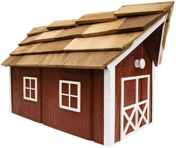 Amish Made Barn Style Mailbox, Red by Prime Retreat