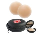 BETSU Reusable Silicone Nipple Covers | Hypoallergenic Adhesive Pasties for Women | Skin-Friendly Nipple Pasties for Any Outfit | Stay Confident and Comfortable (Pair 1)