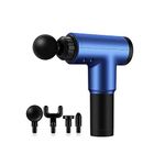 VYAPTI Massage Gun Deep Tissue Percussion Muscle Mini Massager for Pain Relief, Handheld Electric Body Massager Sports Portable Super Quiet Brushless (Multi-Color)