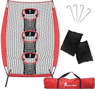 Gagalileo Football Throwing Net,Football Target Net,Football Nets for Throwing,Football Kicking Net with 3 Targets,Football Target Net for Kicking,5X7FT