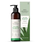 Juicy Chemistry Organic Aloe Vera Gel, 200g Multipurpose Gel | 100% Pure Aloe Vera Gel for Face, Hair & Body | Fresh and Soothing | Free from Parabens, Sulphates, Mineral Oils | For Men & Women