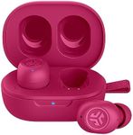 JLab JBuds Mini True Wireless Bluetooth Earbuds + Charging Case, Hot Pink, IP55 Sweat and Dust Proof, Bluetooth Multipoint, Be Aware Audio, 3 EQ Sound Settings, Crystal Clear Calls