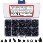 430 Pcs Computer Screw Set, PC Case Motherboard SSD Laptop Screws Standoffs Spacers for for Universal Notebook Computer Motherboard PC Case Fan CD-ROM Hard Disk Screws