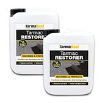 SmartSeal TARMASEAL Tarmac Restorer Black - Superior in Performance to Tarmac Paint For Driveways - EASY to apply Tarmac Restorer For Driveways - Transforms Old Look Like New - 2 x 5 Litre