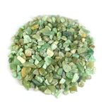 Reiki Crystal Products Natural Green Jade Crystal Stone Chips Dust Raw Rough Stone for Vastu Correction, Reiki Healing and Crystal Healing Stons Pack 0f 100 Gm Approx