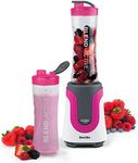 Breville Blend Active Personal Blender & Smoothie Maker with 2 Portable Blending Bottles (600ml), 300W, Pink [VBL134]