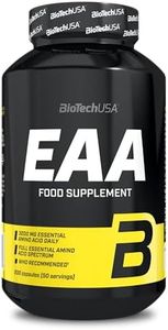BioTechUSA EAA Cápsulas | 3200mg Aminoácidos Esenciales, Todos los 9 esenciales | Proporción recomendada por la OMS | 200 cápsulas