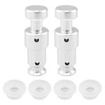 Alamic Replacement Float Valve for Instant Pot Duo 3, 5, 6 Qt, Duo Plus 3, 6 Qt, Ultra 3, 6, 8 Qt, Lux 3 Qt - 2 Float Valves 4 Silicone Caps