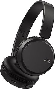 JVC Deep Bass Wireless Headphones, Bluetooth 5.2, Built-in EQ (Bass/Clear/Normal), Multi-Point Connection, Voice Assistant Compatible, 35 Hour Battery Life - HA-Z37W-B (Black)