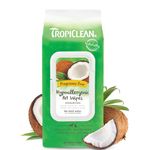 Tropiclean Hypoallergenic Dog Wipes, 100 Count