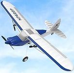 EX HOBBY RC AIRPLANE SPORT CUB RTF RC PLANE 2.4GHZ 2CH BUILT-IN 6-AXIS GYRO RADIO CONTROLLED AEROPLANE PP REMOTE CONTROL AIRPLANE GLIDER EASY TO FLY FOR BEGINNER ADULTS KIDS