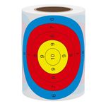 Hybsk 3 Inch Shooting Target Stickers Adhesive Gun Targets for Shooting Targets for Rifle, Pistol, Air Pellet, Airsoft Guns Sticker BB Targets for Range Practice -100 Labels per Roll