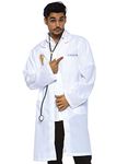 Leg Avenue Men's 2pc. dr. Phil Good Rope and Stethoscope, White, One Size