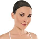 amscan 842998 Adult Wig Cap | Black | 1 Pc