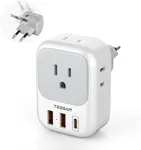 TESSAN European Travel Plug Adapter