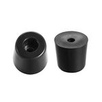 sourcing map Rubber Feet Buffers Pads D31x24xH22mm Black 12pcs