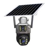 smars 4G Sim Enabled Solar Chargeable CCTV Camera HD Outdoor & Smart Camera with Voice Monitor, Cloud Storage, 360 Degree Rotate, PIR Detection & Smart IR Camera for Parking, Detection Alarm