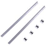 Linear Bearing Slide Set 2Pcs SBR12-700mm Linear Bearing Rail with 4 Pcs SBR12UU Slide Block for Electronic Equipment Guide Bar Drive Shaft