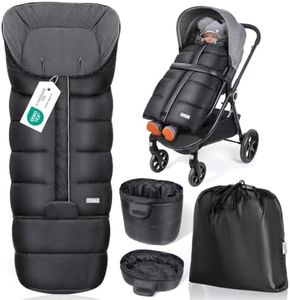 Orzbow Stroller Bunting Bag with Extended Footmuff, Weather-Proof, Warm