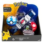 Pokemon T18889D2SQUIRTLE Clip N Carry Poke Ball Belt with Squirtle Figure