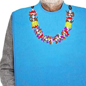 Classy Pal, Adult Bibs for Women & Men, Clothing Protectors for Eating (Lei)