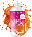 Pink Stork Liquid Prenatal Vitamins for Women - Organic Food Blend - for Fertility, Pregnancy, Postpartum- Morning Sickness Support - Breastfeeding and Lactation - 32 Servings