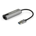 StarTech.com 2.5GbE USB A to Ethernet Adapter - NBASE-T NIC - USB 3.0 Type A 2.5 GbE /1 GbE Multi Speed Gigabit Network - USB 3.1 Laptop to RJ45/LAN - Lenovo X1 Carbon, HP EliteBook/ZBook (US2GA30)