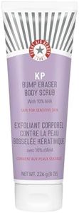 First Aid Beauty - KP Bump Eraser Body Scrub with 10% AHA, Keratosis Pilaris Skin Exfoliator with Glycolic and Lactic acids, Helps Reduce Chicken Skin Bumps, Safe for Sensitive Skin, 8 oz