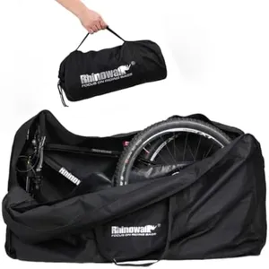 LIDARPHE Folding Bike Bag 26 to 29 inch Bicycle Storage Carry Case, Thick Mountain Bike Transport Box for Air Travel, Shipping, Professional Cycling Cover Accessories