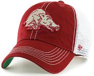 '47 MLB Trawler Team Color Mesh Trucker Clean Up Adjustable Hat, Adult One Size Fits All, Arkansas Razorbacks, One size