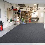 TREETONE Oil Spill Mat, 7.4 x 8.4 Ft, Premium Absorbent Oil Pad. Contains Liquids, Protects Garage Floor from Spills, Drips, Splashes and Stains. Washable, Reusable, Waterproof Rubber Parking Mats