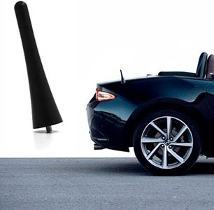Short Stubby Antenna mast Aluminum Compatible with Ford Mustang Convertible 2015 2016 2017 2018 2019 2020 2021 2022 2023