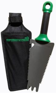 STARLYF Petite Pelle Root Digger MULTISHOVEL, Truelle à Main dentelée, scies aiguisées sur Les côtés pour Entrer dans la Terre, avec décapsuleur (Pelle à Main)