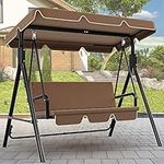 YITAHOME Outdoor 3-Person Porch Swi